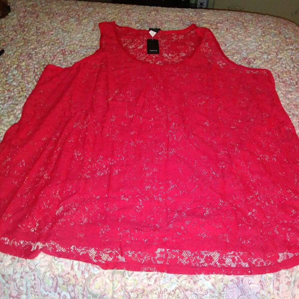 Torrid Lace Tank Top